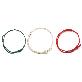 detail image1 Wish bracelet for daily wear wite design, Braided bracelet, Thread braceleh color layering, Ring-typ