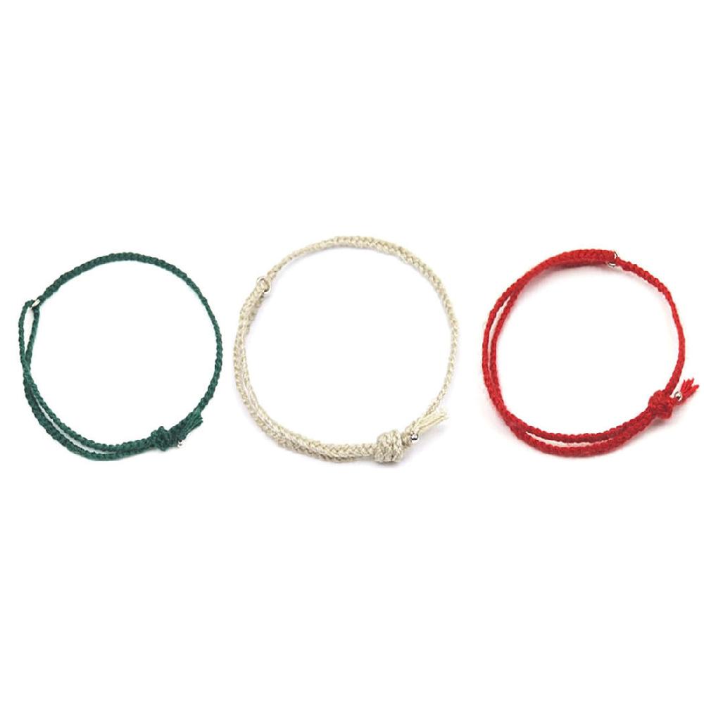 Wish bracelet for daily wear wite design, Braided bracelet, Thread braceleh color layering, Ring-typ