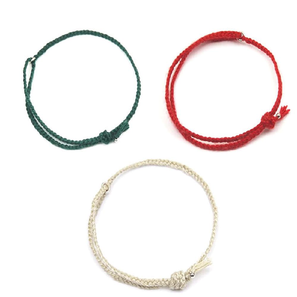 Wish bracelet for daily wear wite design, Braided bracelet, Thread braceleh color layering, Ring-typ
