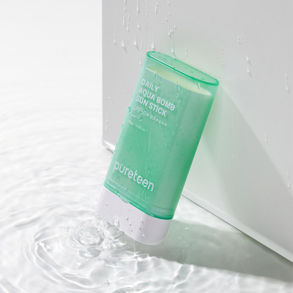 [PURETEEN] Daily AquaBomb Sun Stick SPF50+ PA++++,18g / Matt & Cooling Sunscreen