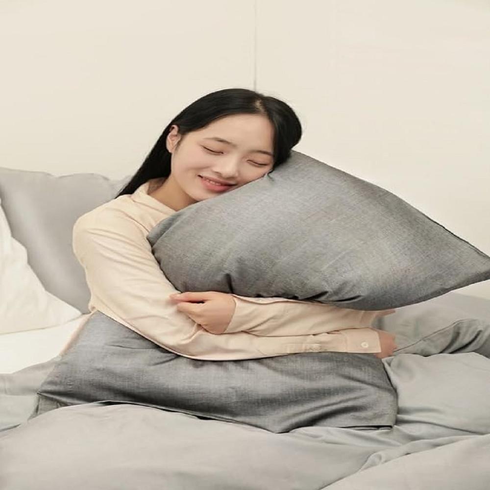 Puritual Collagen Pillowcase 20inch x 30inch_Prevents Hair Static, Non-Irritant, Soft, Natural Cooli