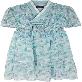 full image LEESLE Ylang Summer Chiffon Short Sleeves Women Hanbok Long Dress