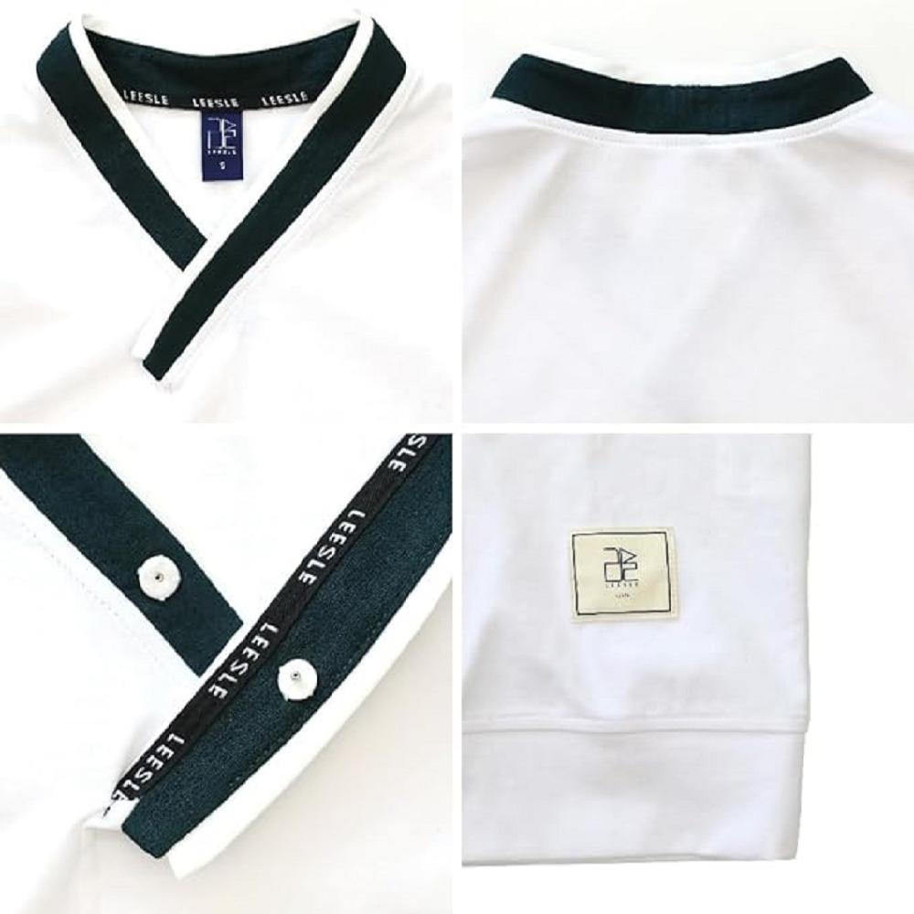 LEESLE Daily Unisex Basic Korean Short Sleeves Hanbok T-Shirt