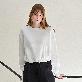 detail image1 [CUSTOMUS] ﻿Puff sleeve hemline stopper crop sweat-shirt CXW23SKMT272