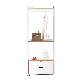 full image [Roel] Modern furniture, metal / iron wardrobe, display shelving rack