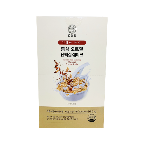 Korean Red Ginseng Oatmeal Protein Shake