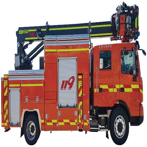 Jinwoo SMC Compact boom fire-fighting vehicle(5ton)