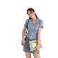 full image [EVELLET] Seinel Ribbed Double Zipper T-shirt