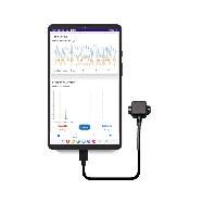 Portable Vibration Sen+C28sor with Monitoring System