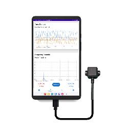 Portable Vibration Sen+C28sor with Monitoring System