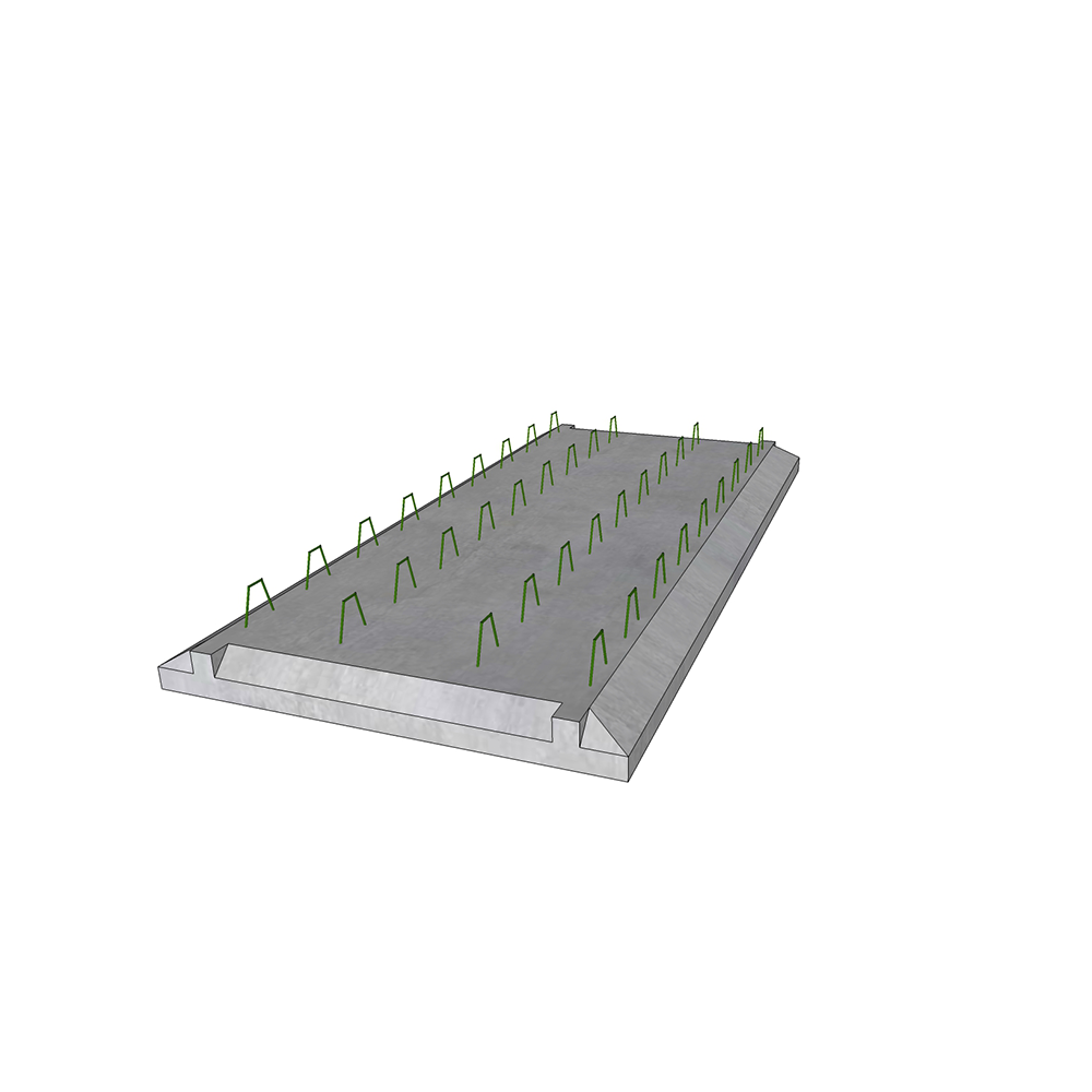 Precast panels for bridges