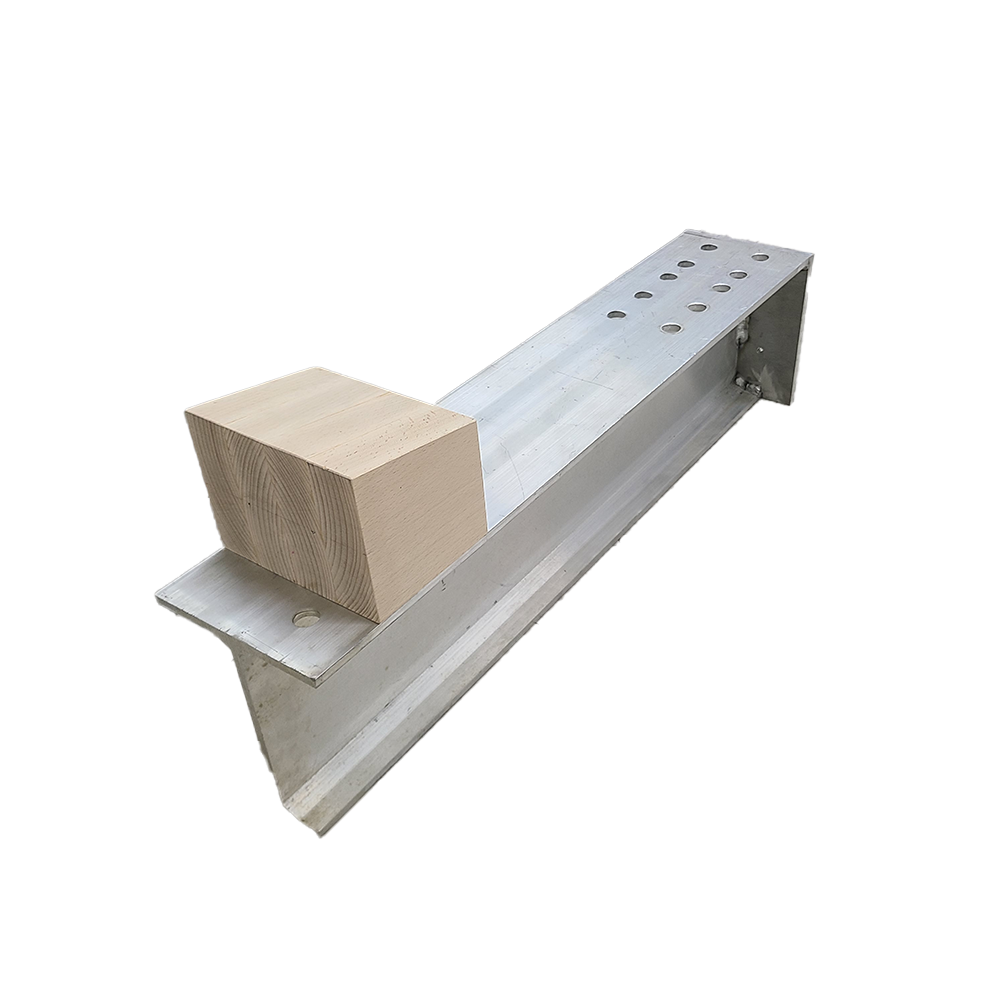 Aluminum brackets for bridges