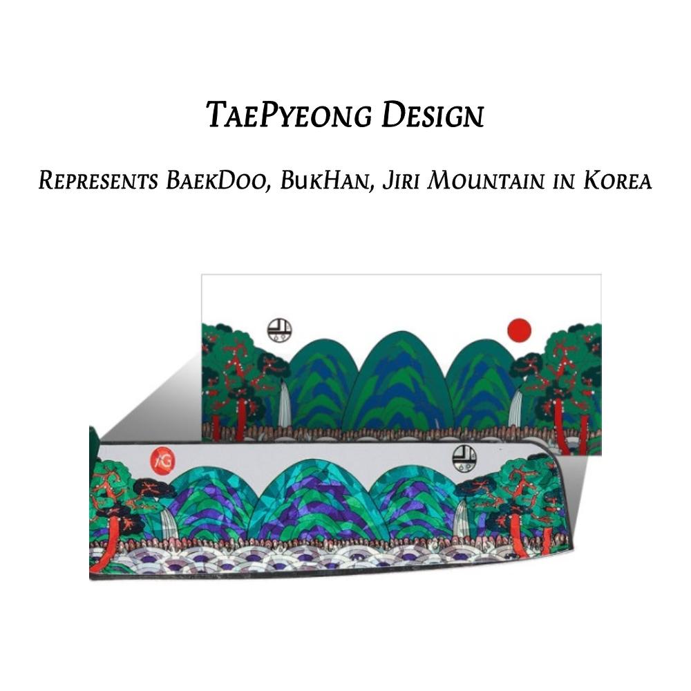 TWTP Korean Traditional Designed Kitchen Knife SET (2 Kitchen Knives, 1 Small Fruit Knife, 1 Scissor