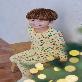 detail image1 Charming Owl, Cotton set, Yellow