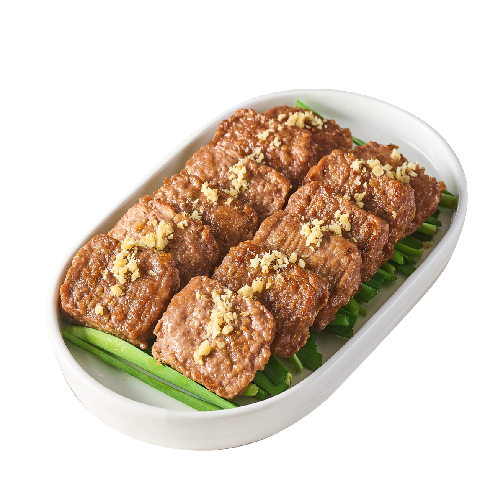 Veggie Tteokgalbi | Alternative meat, Vegetarian, Plant-Based Protein