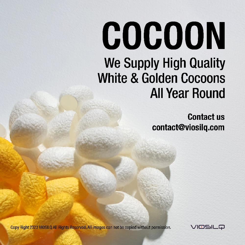 Natural Non-woven White Raw Silk Sheet