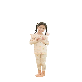 full image kids wear 30S 3/4 length modal <Flora>