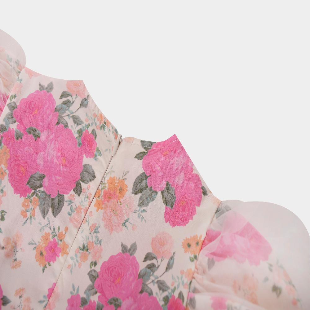 Flower organza dress