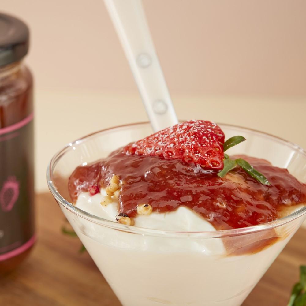 JAMMINT 75% High content Light strawberry jam 270g