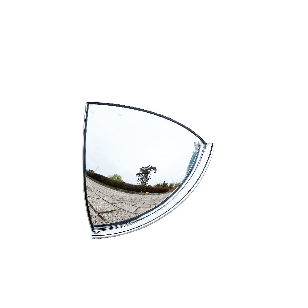 Dome shaped indoor convex mirror