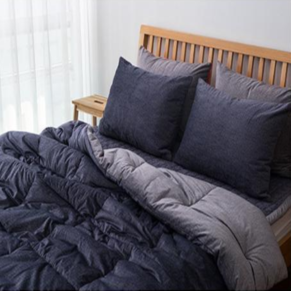RM Velvet Duvet Cover Queen size  Dark Blue  200*230cm