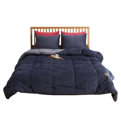 RM Velvet Duvet Cover Queen size  Dark Blue  200*230cm