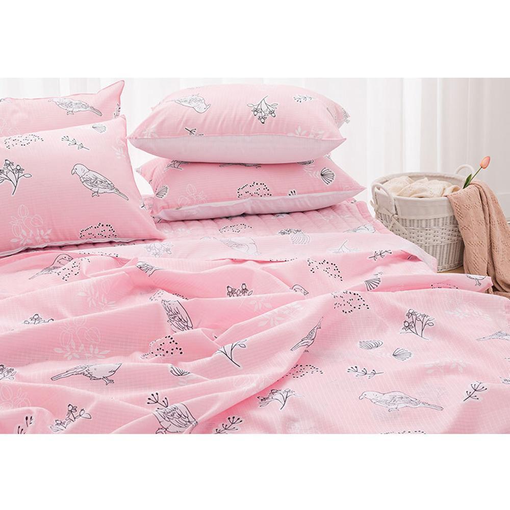 Joy Velvet Duvet Cover Queen size Pink 180*210cm