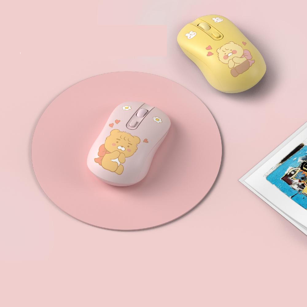 Kakao Friends Wireless Mouse Silent Mute Click for Laptop PC Office Computer 2.4GHz 800-1600 DPI