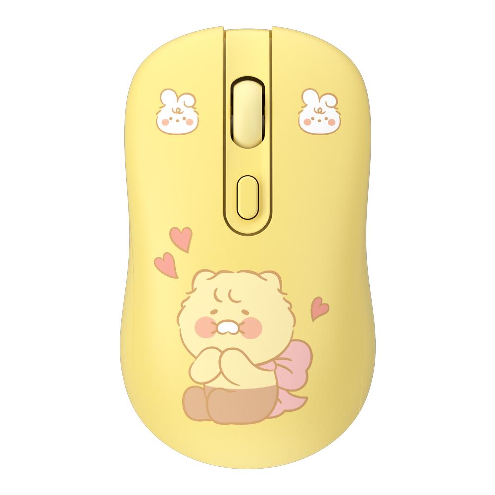 Kakao Friends Wireless Mouse Silent Mute Click for Laptop PC Office Computer 2.4GHz 800-1600 DPI